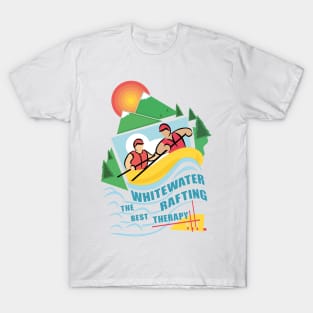 Whitewater Rafting the Best Therapy T-Shirt